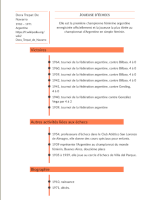 Modele CV LibreOffice Corail