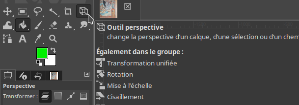 perspective dans les raccourcis